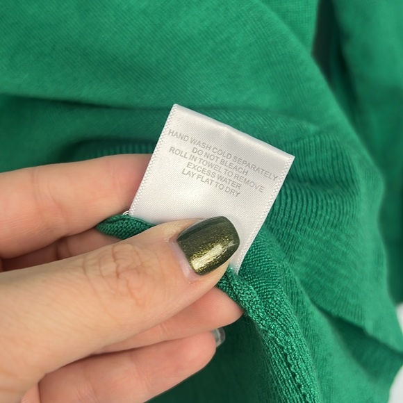 ModCloth green XL lightweight turtleneck sweater - Picture 4 of 7